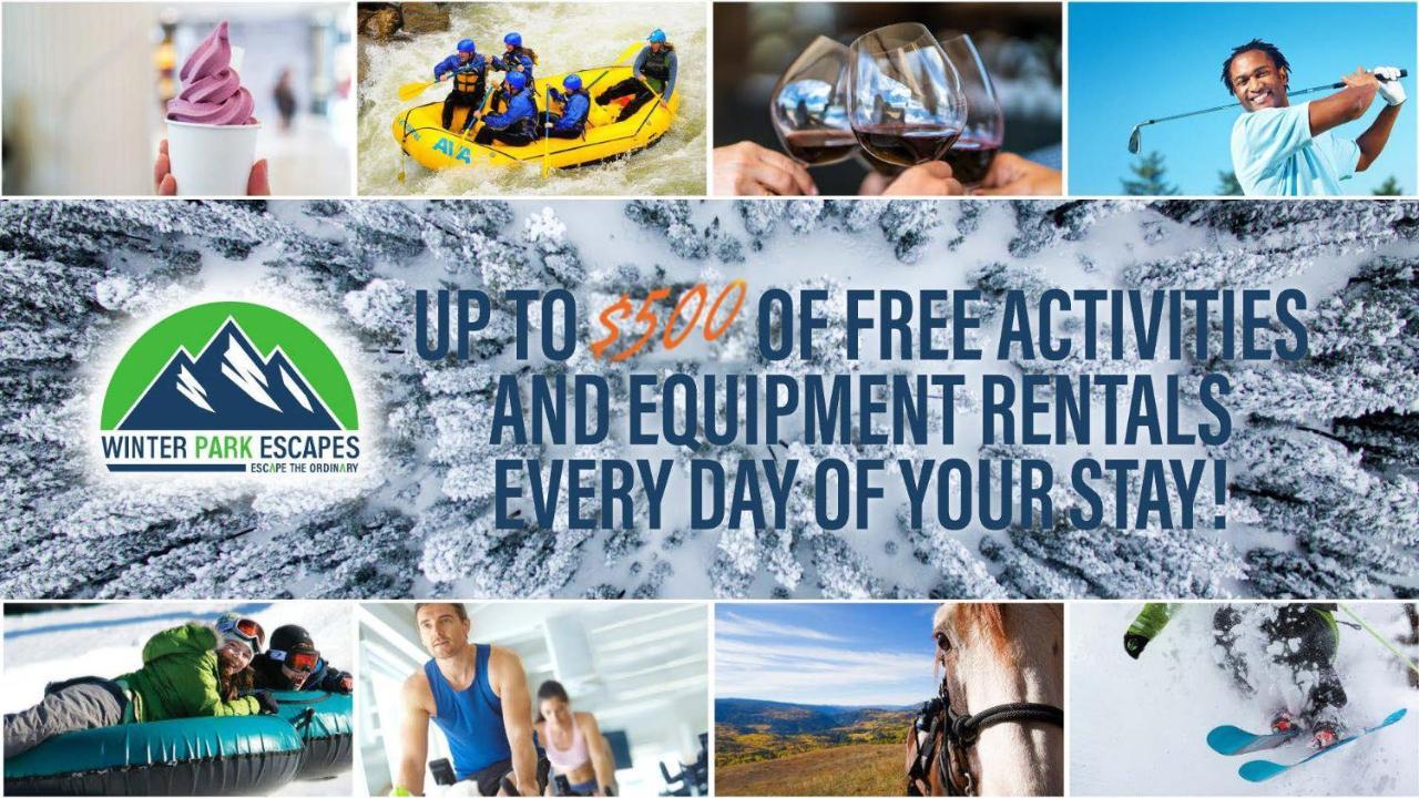 Ski In-Out Luxury Condo #4474 With Huge Hot Tub & Great Views - 500 Dollars Of Free Activities & Equipment Rentals Daily Winter Park Eksteriør billede
